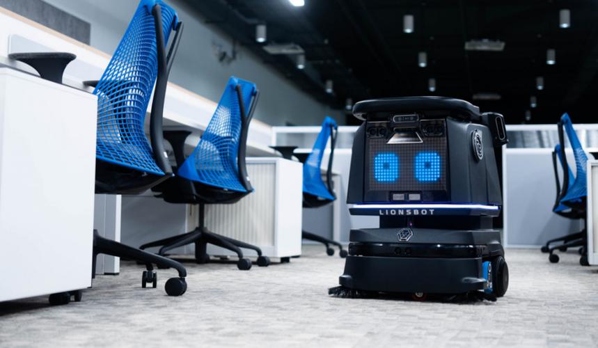 (新加坡智能清洁机器人公司lionsbot,搭载奥比中光3d相机.